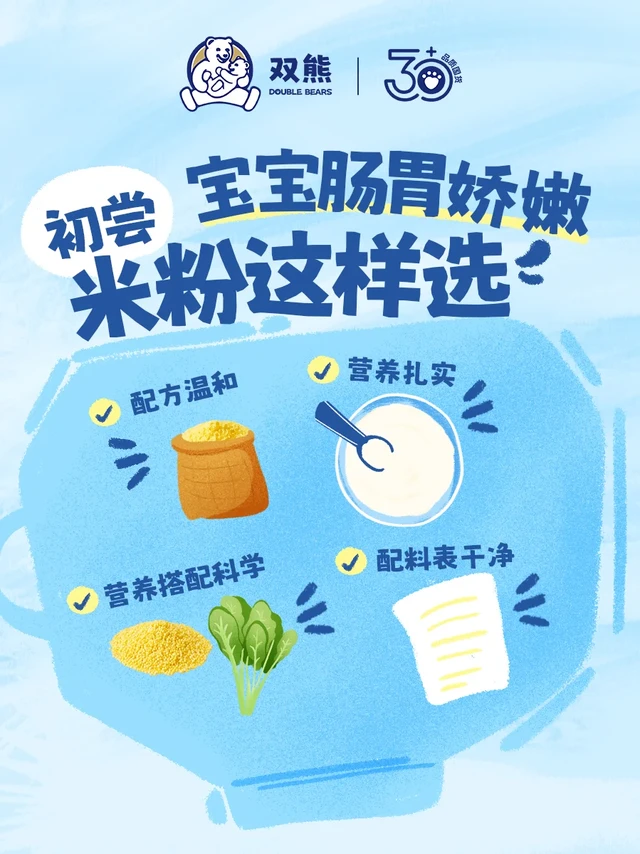 👩🏻‍⚕️肠胃娇嫩宝宝米粉怎么选？