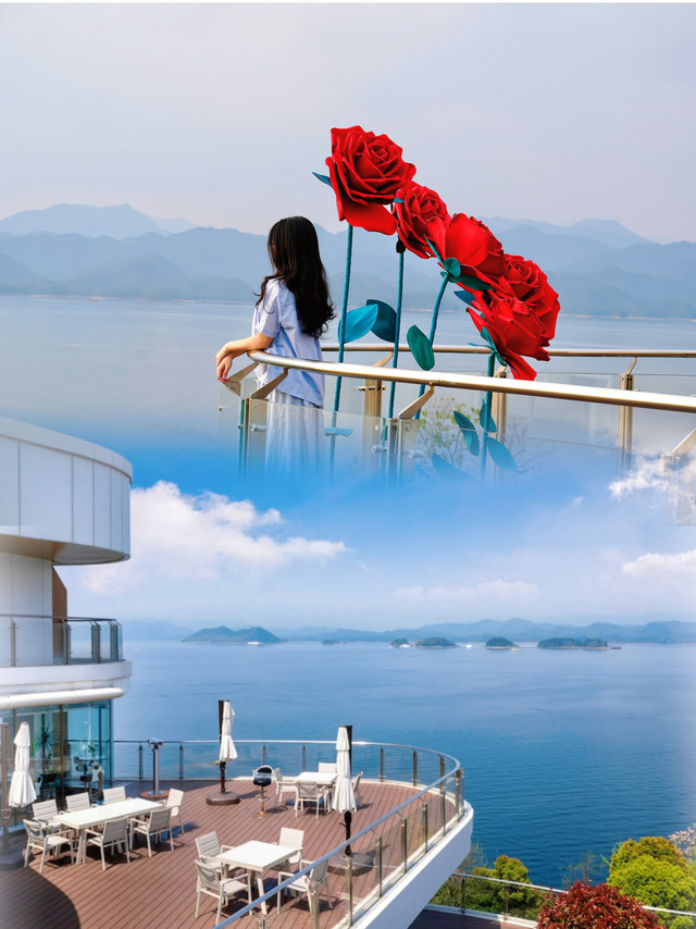 #带着微博去旅行##跟着智搜去旅行# 咱就是说，带娃去千岛湖玩，想住得好、吃得好、娃还能玩得好，闭眼选千岛湖明豪国际度假酒店就完事儿！明豪国际酒店地处千岛湖核心商业街区，三面环湖，拥有得天独厚的自然景