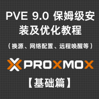 PVE 9.0 保姆级安装及优化教程（换源、网络配置、远程唤醒等）