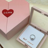 东方佳人999纯银莫桑石女戒，以匠人之心雕琢专属浪漫