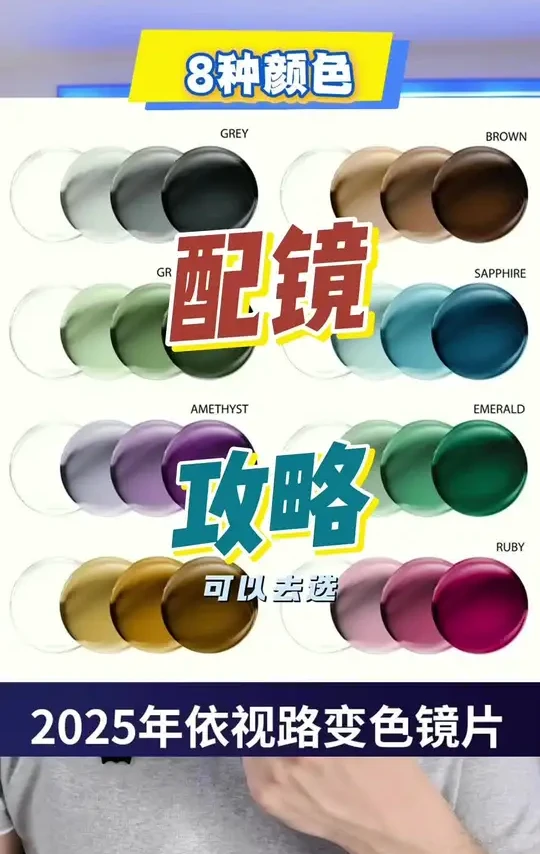 依视路第九代变色镜片配镜攻略
#如何配近视眼镜不踩坑 #依视路镜片 #眼镜团购 #变色眼镜 
#暴龙眼镜