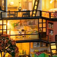 木质模型：亲手搭建童话小镇