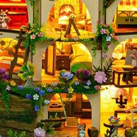 森林城堡模型：指尖上的童话世界