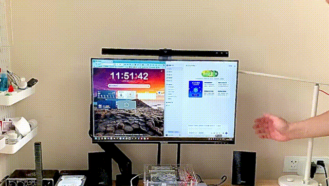 拯救颈椎与桌面！友狮机械臂显示器支架，让你的工作娱乐更舒适！