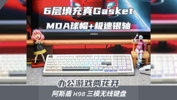 MDA球帽+Gasket双毒融合！阿斯盾H98上瘾实录：这软弹感戒不掉了 