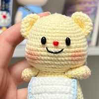 黄油小熊表情包太上头！钩针小白也能复刻的萌物攻略