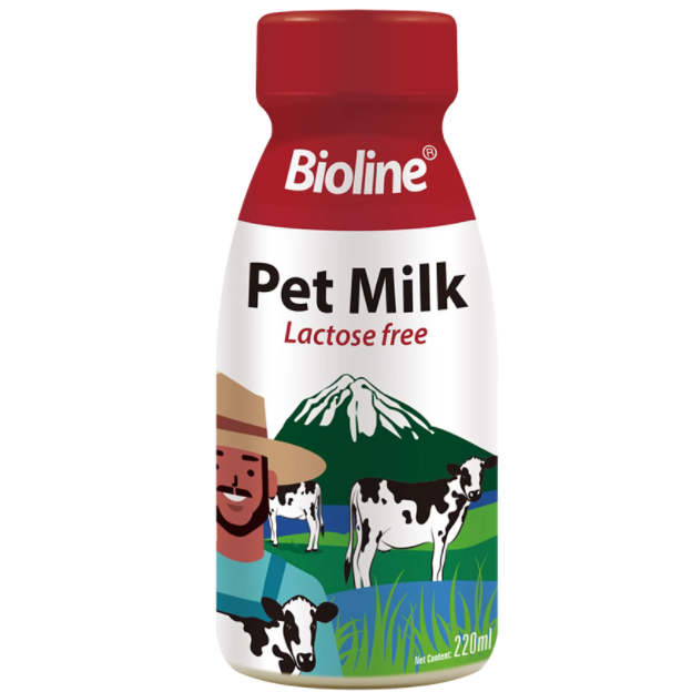Bioline 宠物专用牛奶 220ML：宠物的健康美味之选