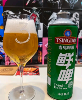 青岛啤酒原麦汁浓度10°P 鲜啤 7天新鲜直送 昆山产 1L 4桶 