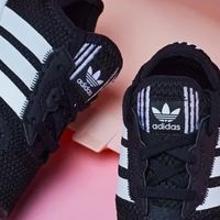 adidas 男小童休闲鞋网面透气舒适百搭耐磨运动鞋童鞋SWIFT RUN