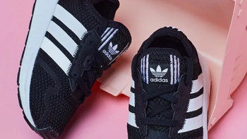 adidas 男小童休闲鞋网面透气舒适百搭耐磨运动鞋童鞋SWIFT RUN