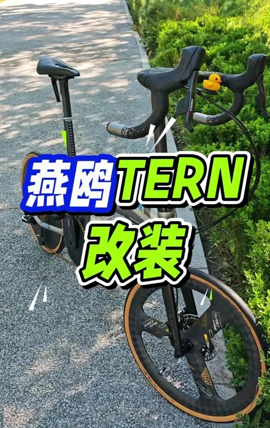 好大哥的燕鸥TERN D9精品改装... #TERN #折叠车 #燕鸥D9 #折叠车改装 #顺如风单车