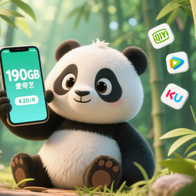 【零零后的新卡】20元/月，移动新卡含190G流量+两年视频会员