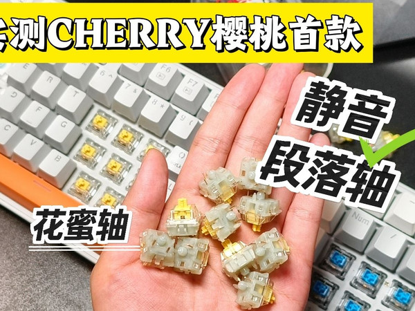 想要段落轴又怕吵？CHERRY/樱桃新出了花蜜轴，静音段落轴兼顾手感和声音