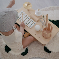 🎁开启宝宝音乐之旅：KAKAF 咔卡福原木音乐八件套礼盒