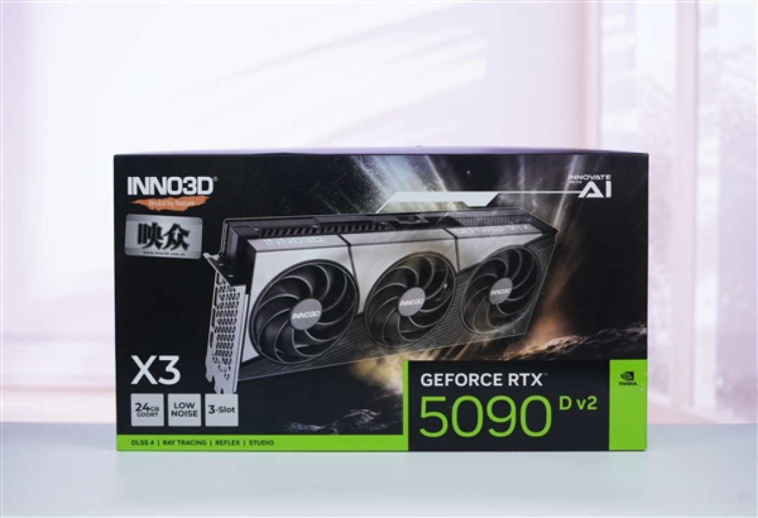 撞色栅格典雅大气!映众RTX 5090D v2曜夜X3 24GB显卡图赏