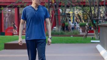 华夫饼好吃、华夫格透气：单导亨利式polo衫