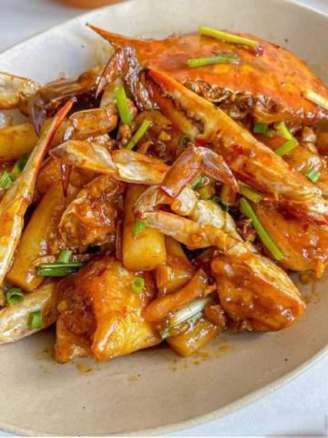 鲜味暴击!揭秘梭子蟹从清蒸到醉腌的12种灵魂吃法