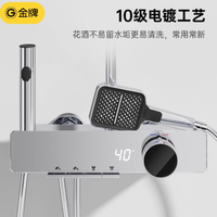 金牌卫浴花洒套装：打造极致沐浴享受