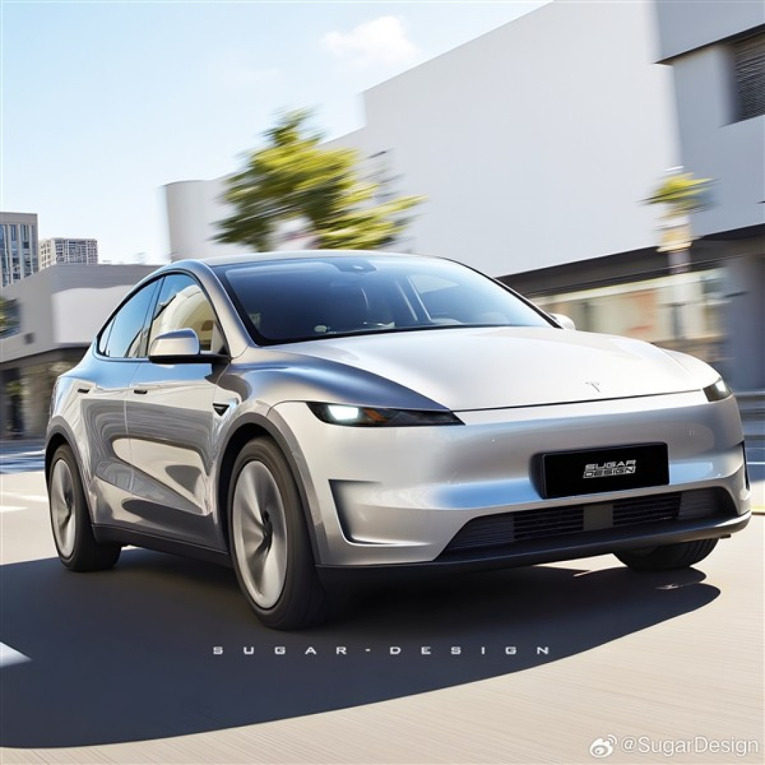 特斯拉廉价版Model Y效果图曝光,外观简化但价格或不低于20万元