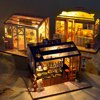 天予小镇日式微缩场景 DIY 小屋：拼装梦想，珍藏美好