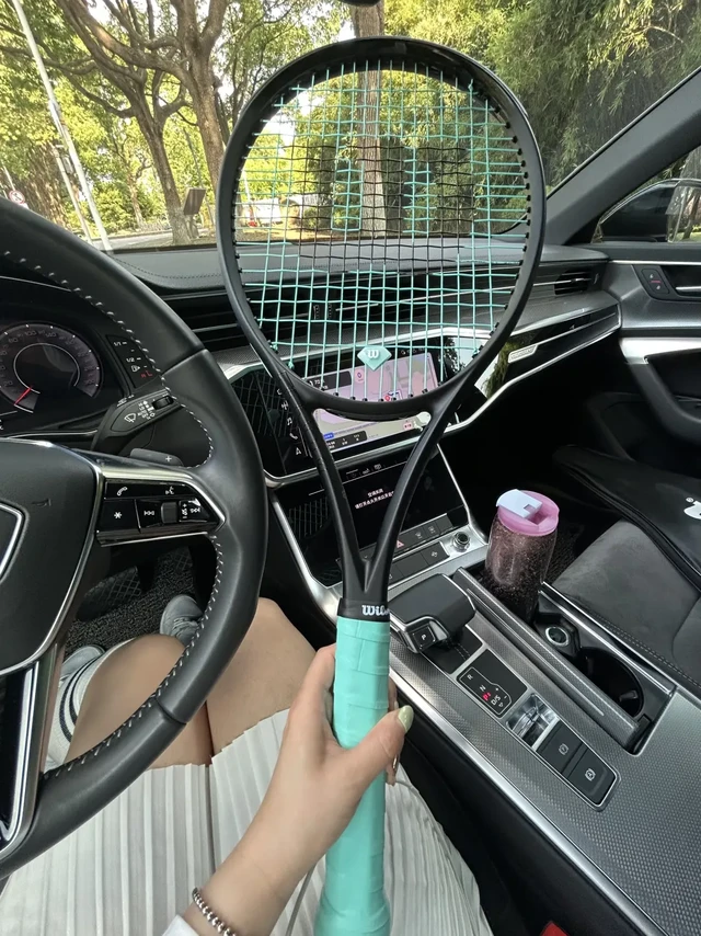 心动预警🩵新买的网球拍