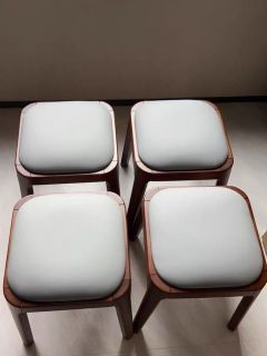 实木餐凳家用软包方形餐凳整免安装