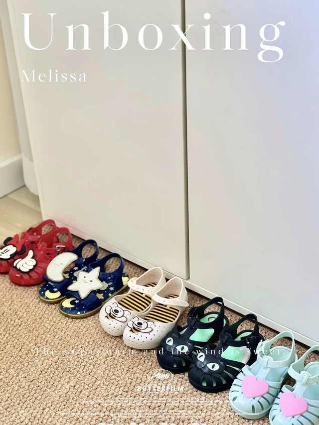 开箱📦｜两岁梅丽莎的沙滩凉鞋分享！萌到犯规