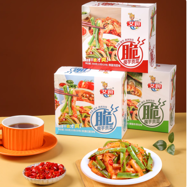 🌶️挖到宝藏下饭菜！艾妍魔芋贡菜 承包我的三餐 + 追剧时光✨