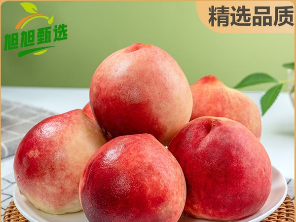 【彩箱】正宗水蜜桃现摘新鲜水果当季超甜毛桃净重5斤单果160g+