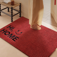 🔥入户 C 位预警！这抹中国红地垫让我家玄关颜值翻倍✨