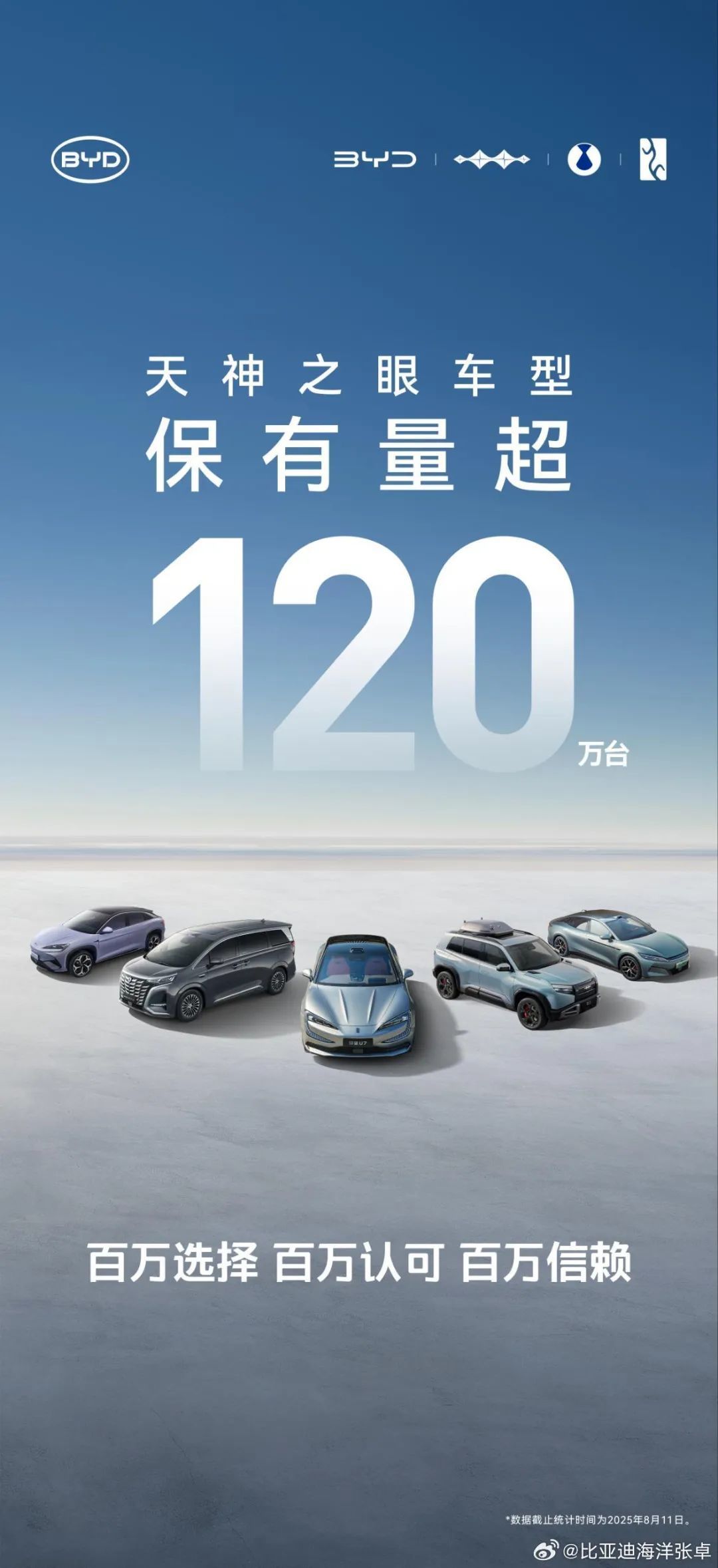 比亚迪天神之眼车型保有量超120万辆