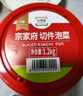 清净园宗家府切件泡菜1200g大瓶装