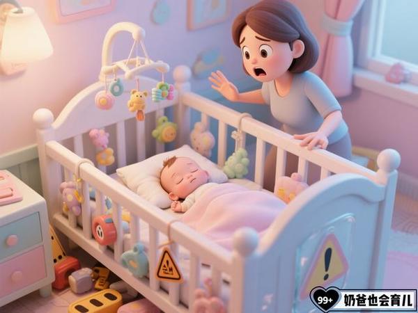婴儿床致命陷阱：90%家长忽略的7大隐患，第3条最易中招！