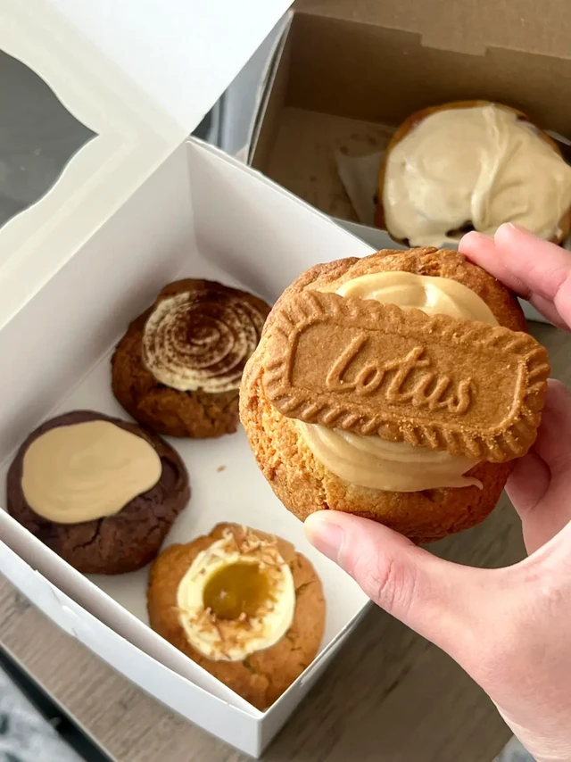 🇨🇦拳头大的拉丝麻薯曲奇