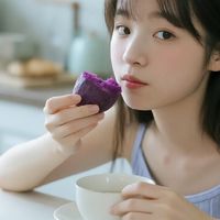 这沙地紫薯绝了！蒸熟香到邻居来敲门，软糯绵密甜过初恋！