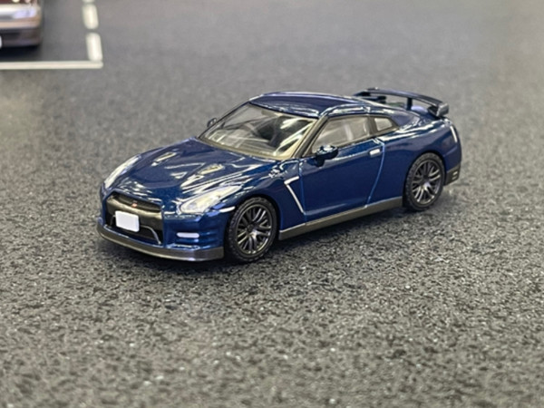 9年前的模型 TOMICA 多美卡 1/64 TLV N116a 日产 尼桑GT-R R35Premium 45周年蓝