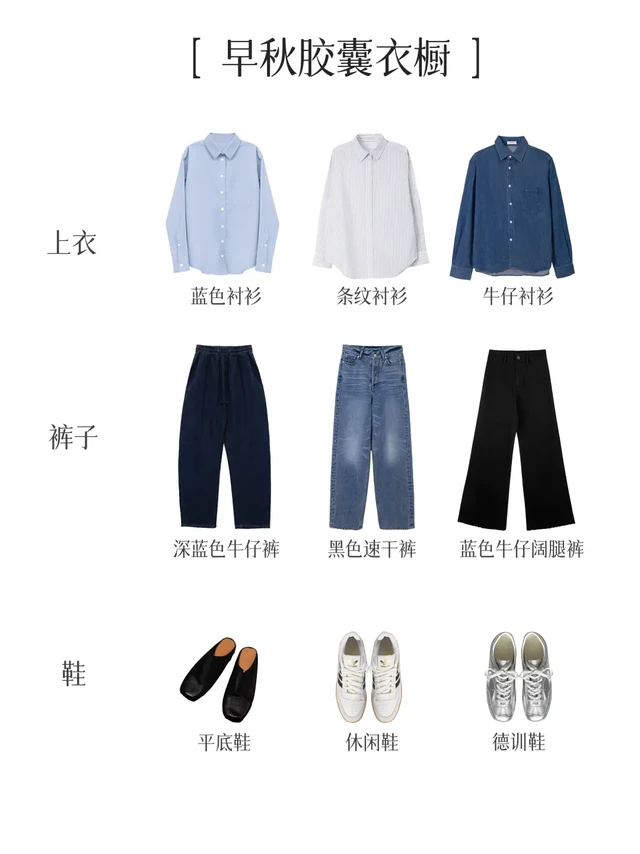 胶囊衣橱 | 早秋可穿的6件单品