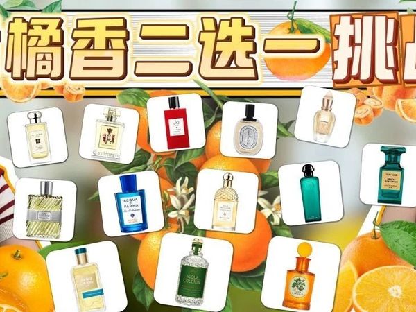 柑橘香极限二选一！哪支是你心中的柑橘香TOP1？