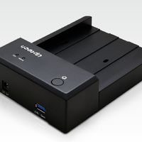 EHE306 USB3.1水平式硬盘座 2.5寸/3.5寸SATA SSD硬盘座Linux MAC