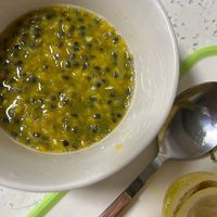 夏日冰饮我喜欢百香果蜂蜜水