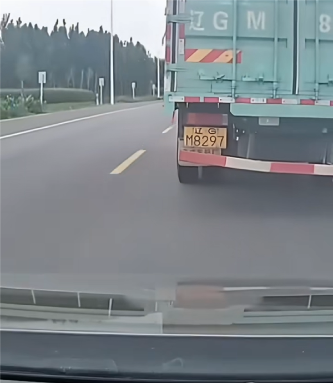 辽GM8297司机承认是故意的:一个转向灯避免意外事故