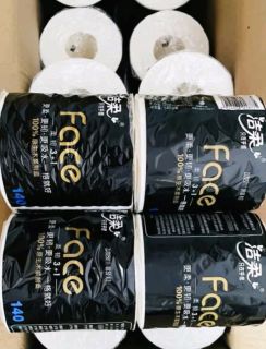一张抵三张！洁柔黑Face卷纸：140g加厚四层，湿水不破的“六边形战士”