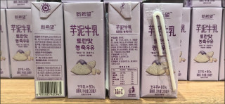 新希望白帝芋泥牛乳200ml*12盒风味牛奶