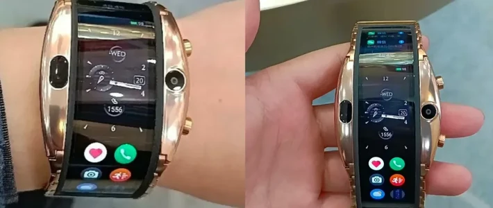 炸裂！4.01 寸可弯折 OLED 屏 + 独立 4G 智能表