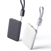 小米全新自带线超薄充电宝发布：5000mAh 兼容苹果、华为手机