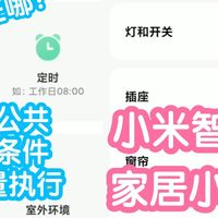 小米智能家居 篇零：小米智能家居小知识4：米家公共设备条件和批量执行有什么用？