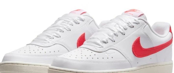 耐克女子休闲鞋W NIKE COURT VISION LO NN运动鞋HV5246-100白红 