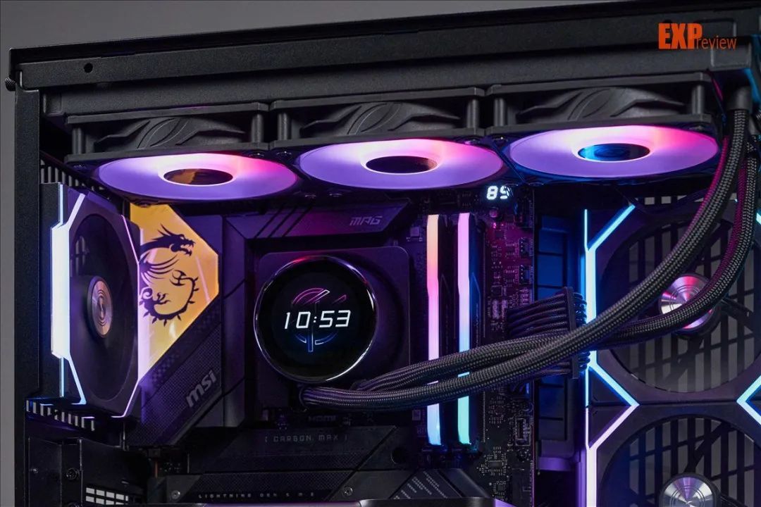 微星MPG CORELIQUID P13水冷评测:外在简洁无暇,屏内大有乾坤