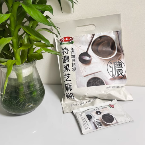 ✨一口丝滑，开启健康活力早晨！马玉山无糖黑芝麻糊测评