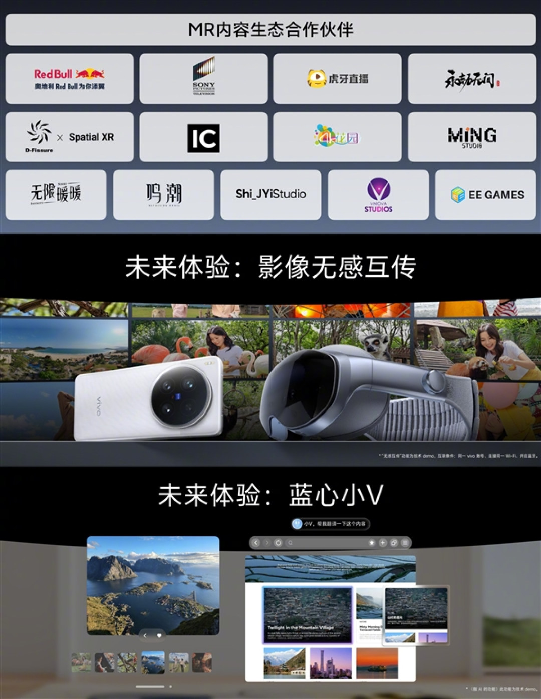 全球最轻的MR头显!vivo Vision探索版发布
